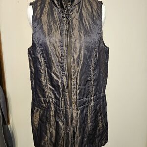 Metallic Black Vest